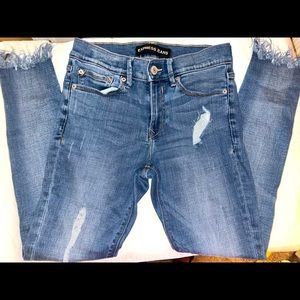Express Destress Ankle Jeans